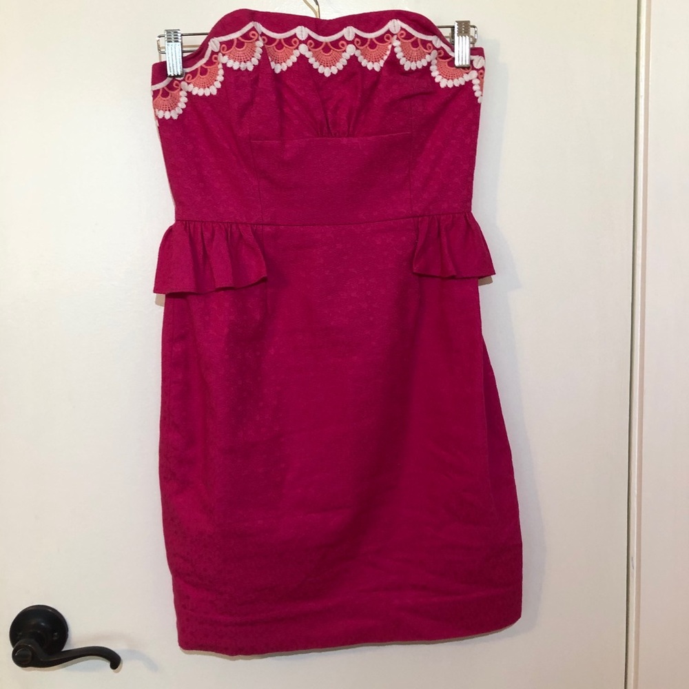 Lilly Pulitzer Peplum Dress